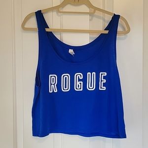 Rogue Fitness Crop Tank Top Size Small